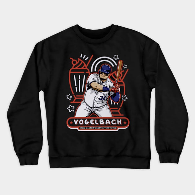 Daniel Vogelbach New York M Milkshake Crewneck Sweatshirt by caravalo